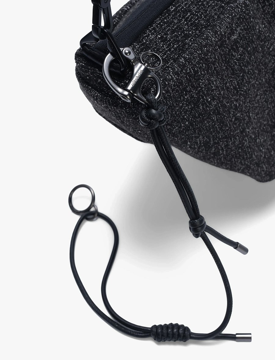 Côte & Ciel - Orne Tweed - skuldertasker - anthracite - 5