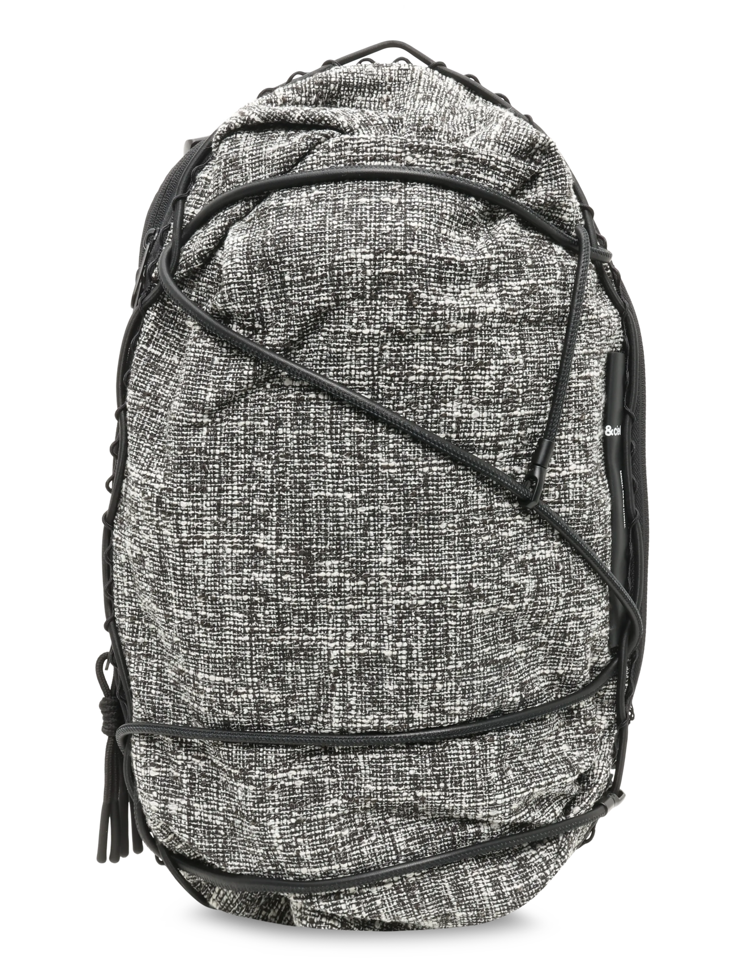 Côte & Ciel Ladon Tweed - Taschen - BLACK AND CREAM / multi