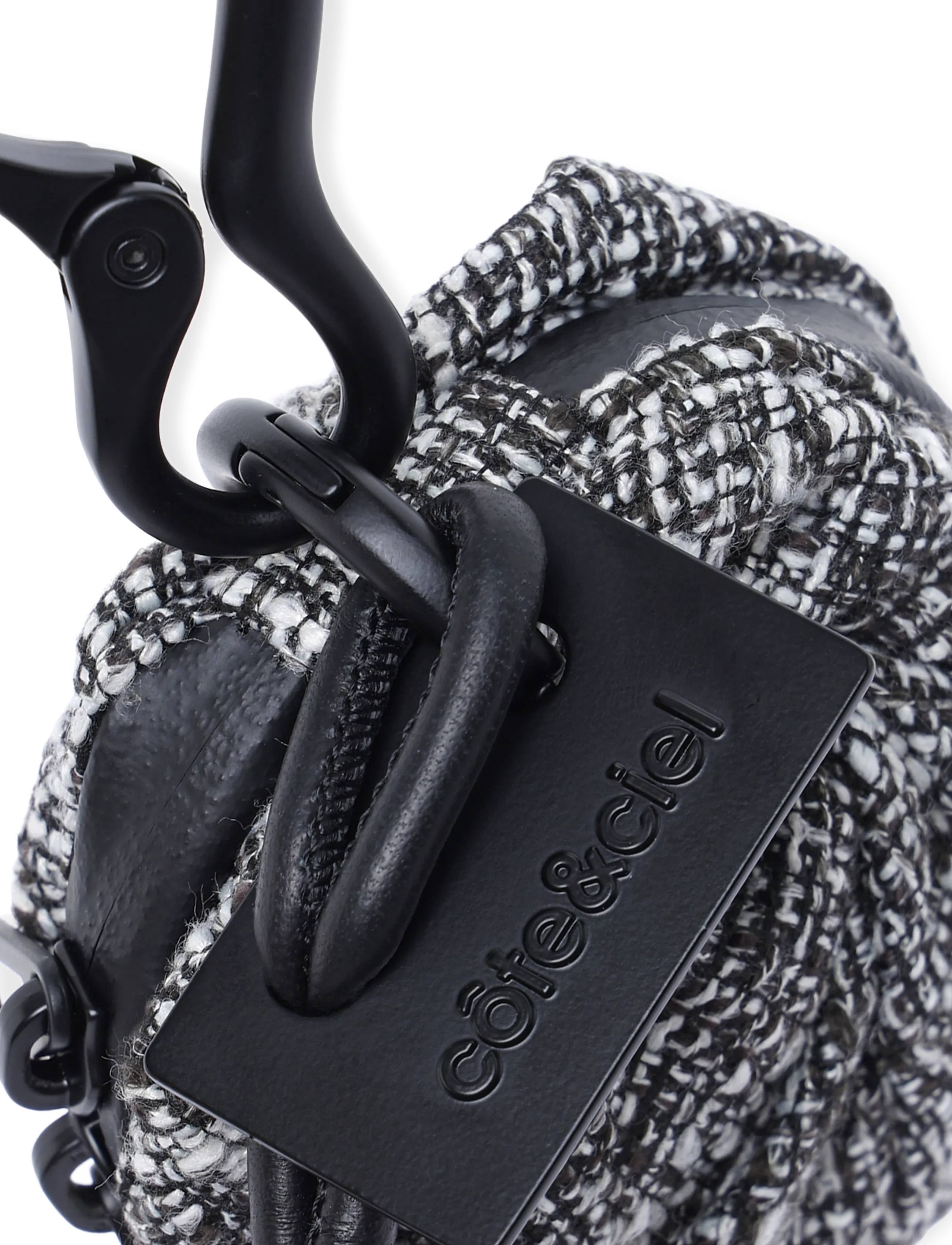 Côte & Ciel - AÓOS Nano Tweed - black and cream - 2