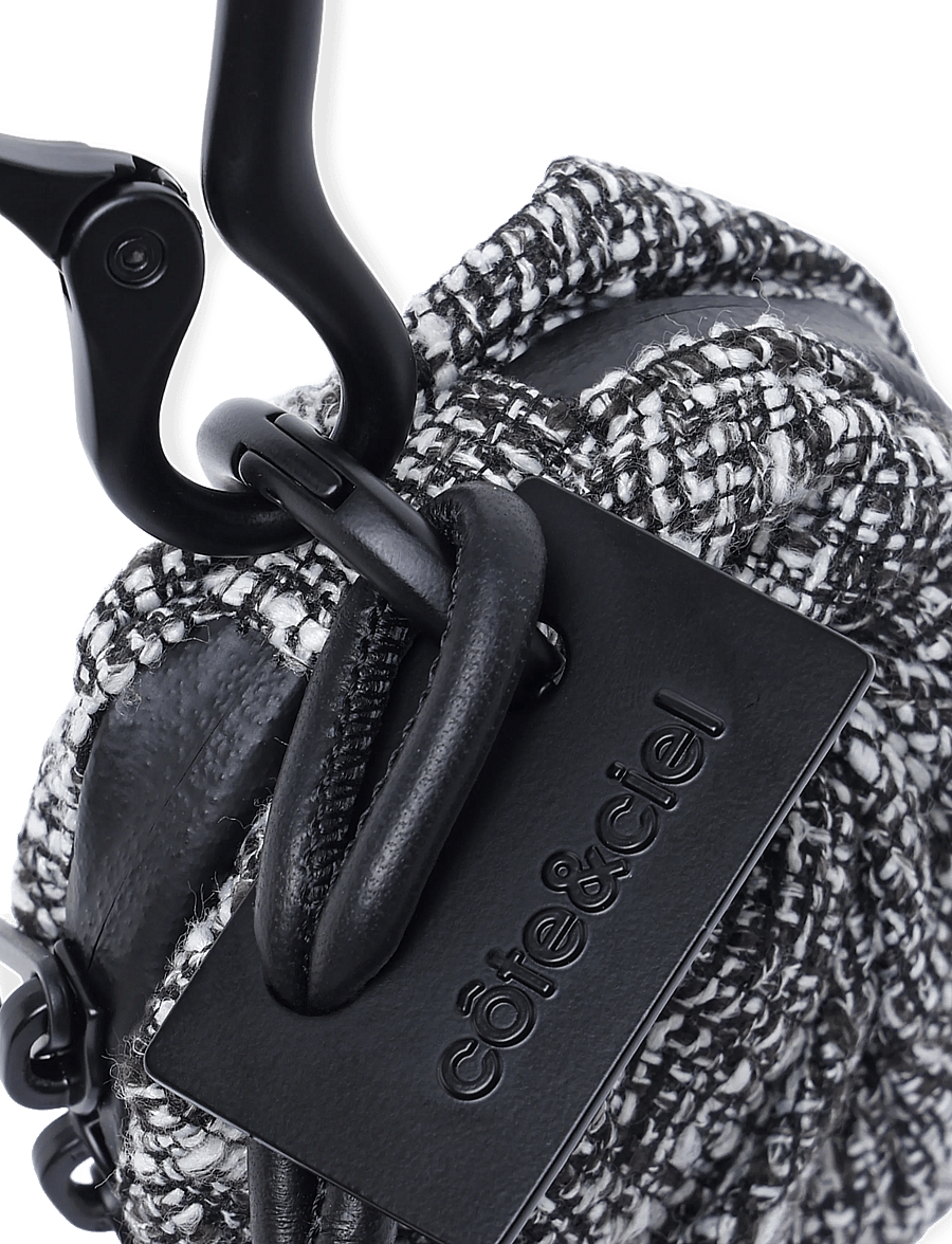 Côte & Ciel - AÓOS Nano Tweed - black and cream - 2