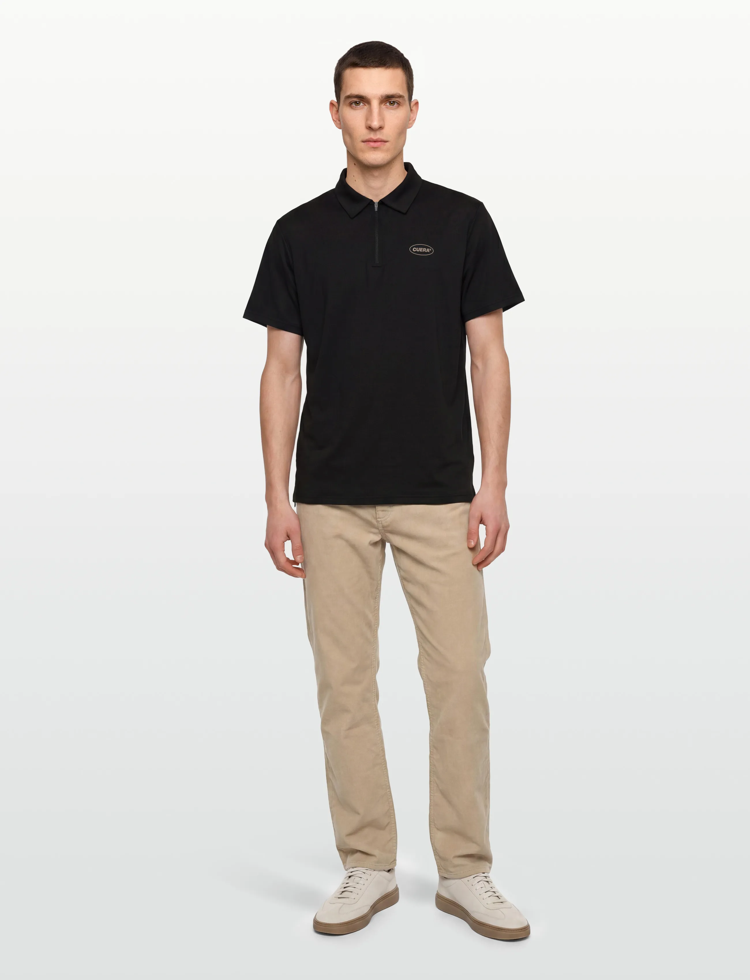 Cuera - Oncourt Made Polo ss - kurzärmelig - black - 0
