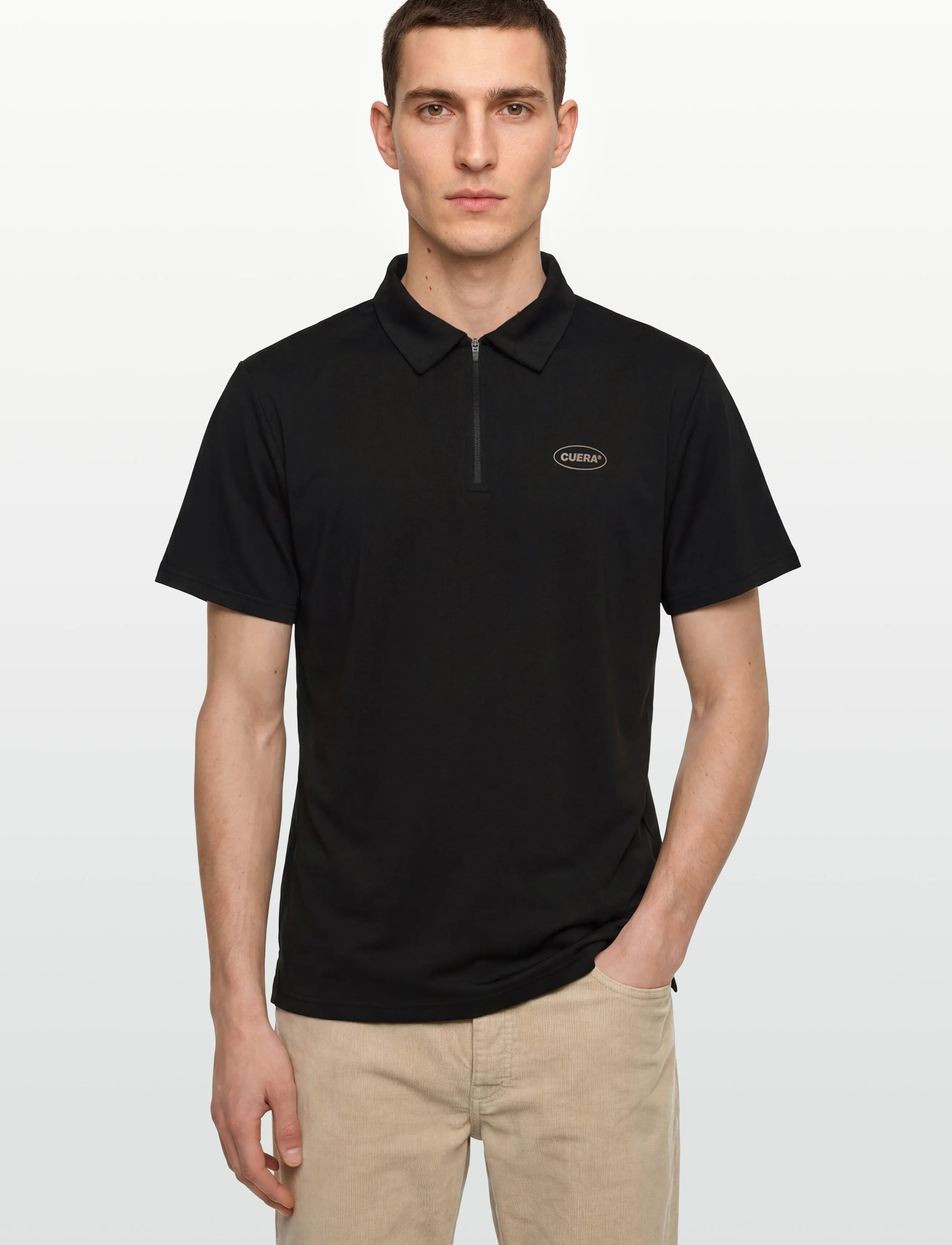 Cuera - Oncourt Made Polo ss - kurzärmelig - black - 3