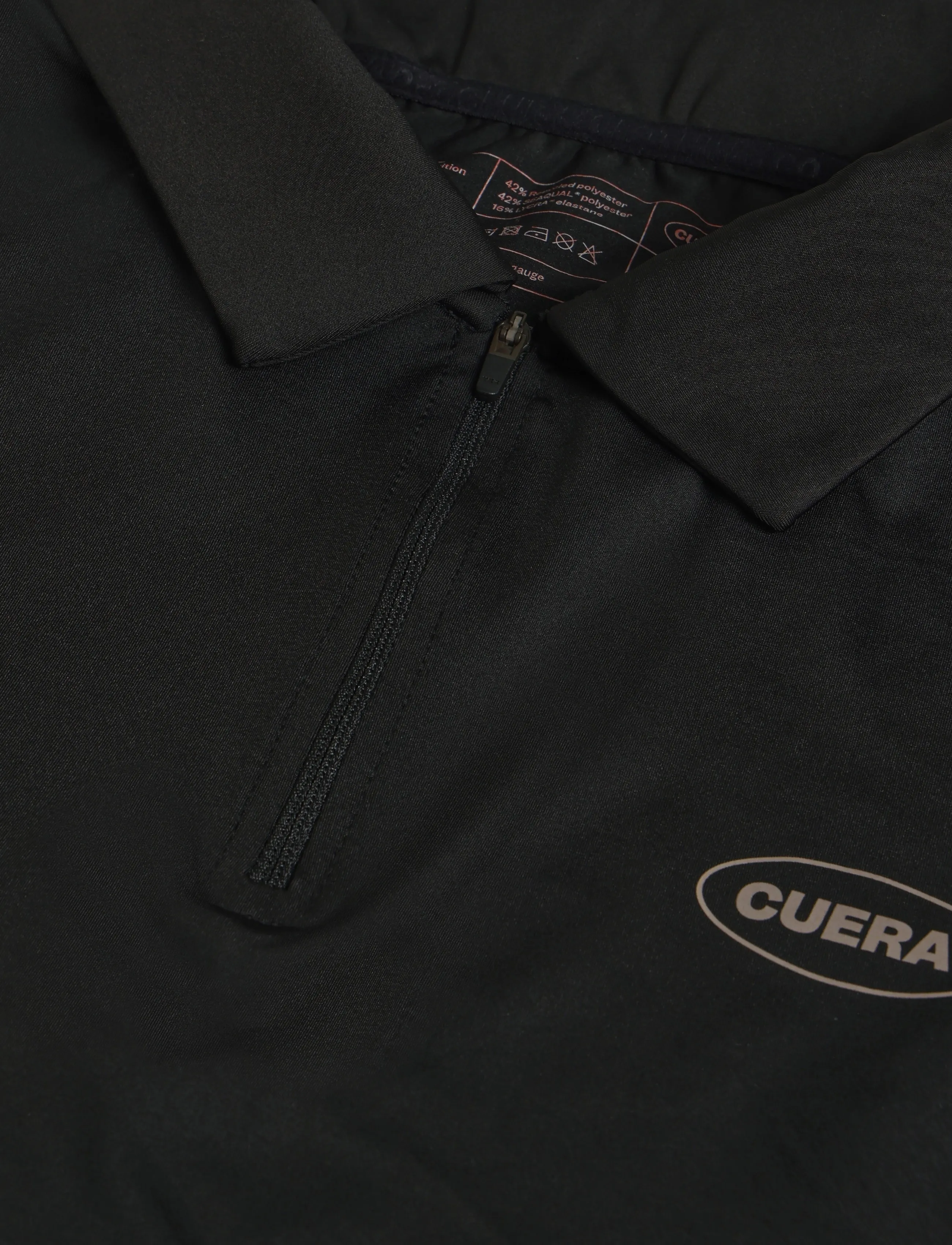 Cuera - Oncourt Made Polo ss - kortærmede poloer - black - 2