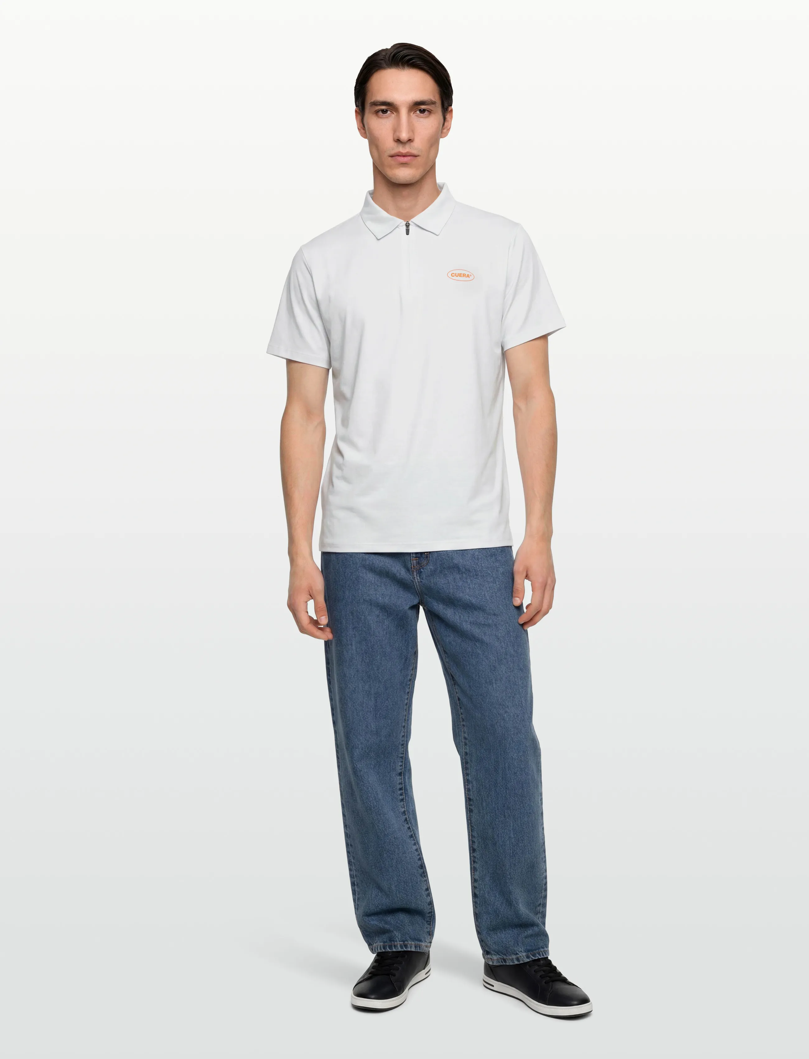 Cuera - Oncourt Made Polo ss - kortærmede poloer - white - 0
