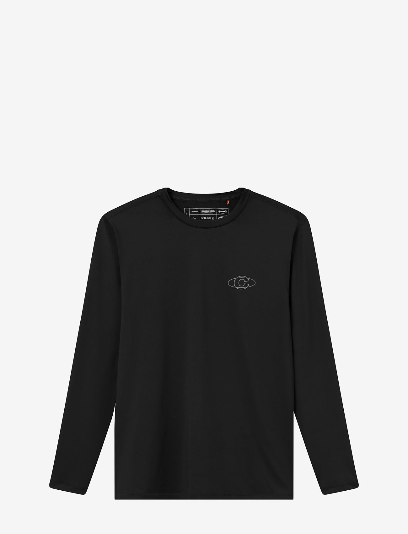 Cuera - Oncourt LS Layer T-Shirt - longsleeved tops - black - 0
