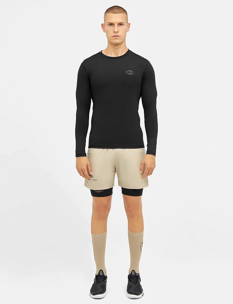 Cuera - Oncourt LS Layer T-Shirt - langærmede t-shirts - black - 0