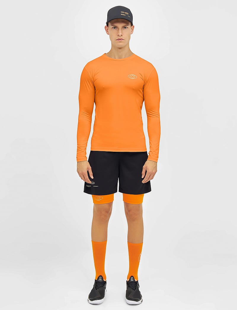 Cuera - Oncourt LS Layer T-Shirt - pikkade varrukatega alussärgid - orange - 0