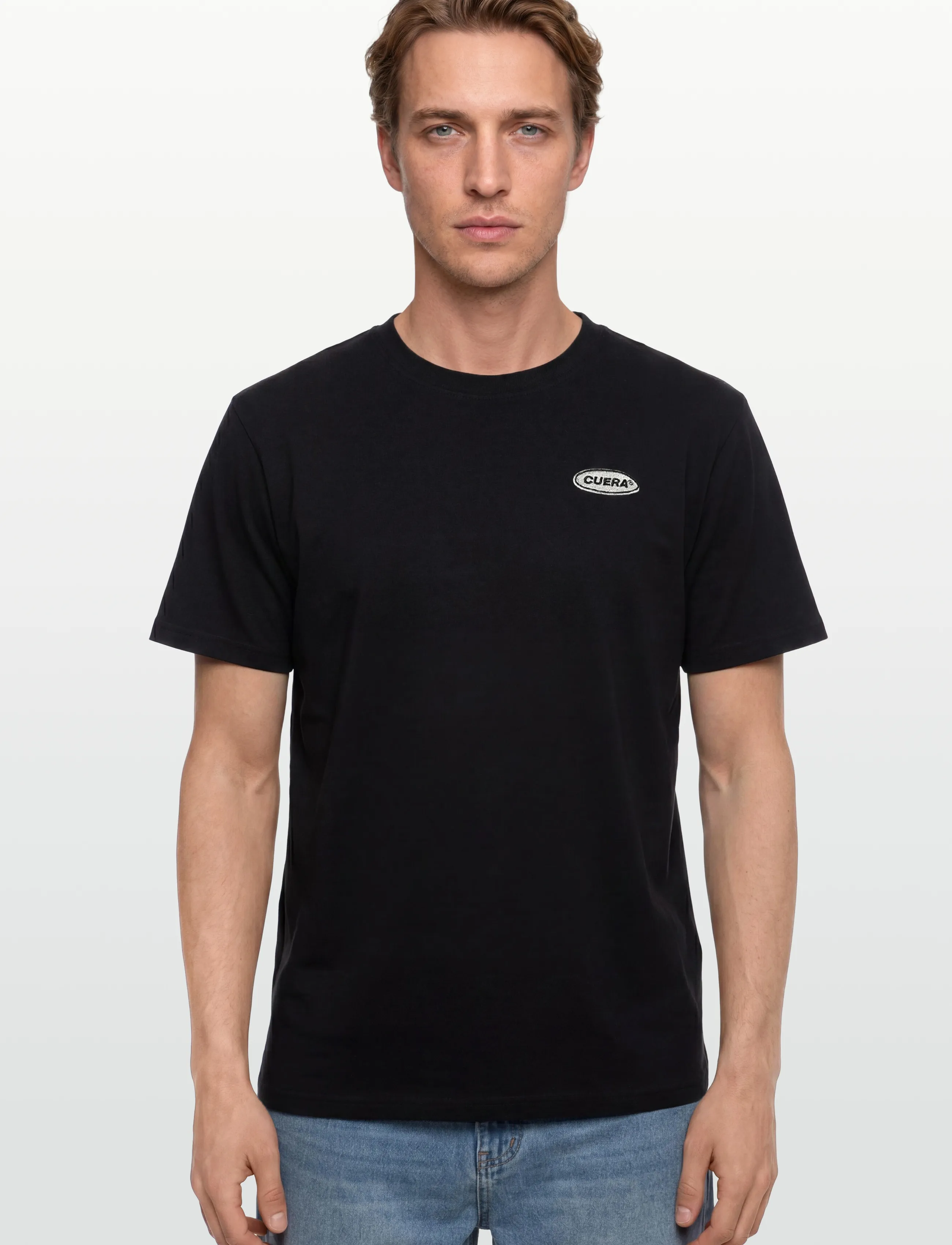 Cuera - Relaxed Oversize Offcourt T-Shirt P - t-shirts - black - 3