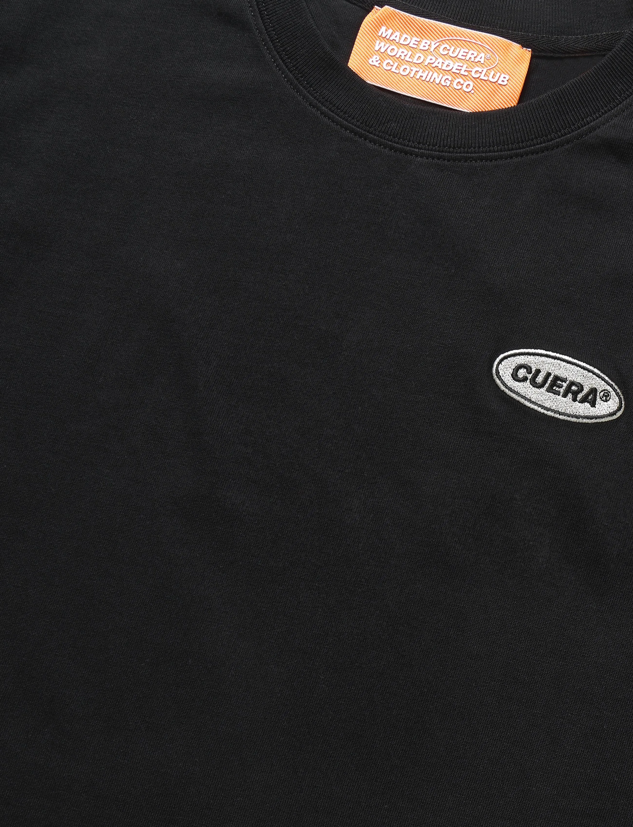 Cuera - Relaxed Oversize Offcourt T-Shirt P - t-shirts - black - 5