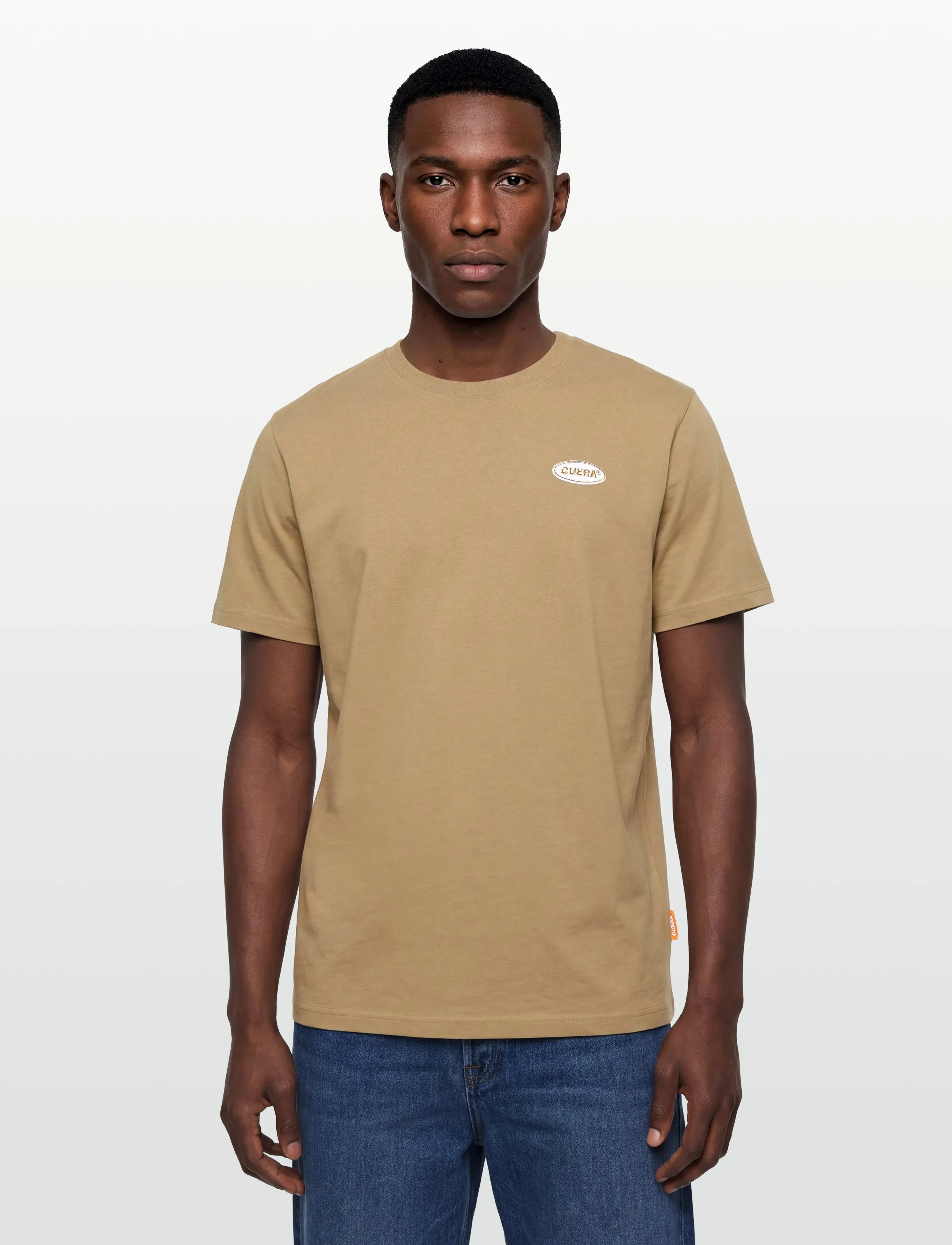 Cuera - Relaxed Oversize Offcourt T-Shirt P - t-shirts - brown - 3