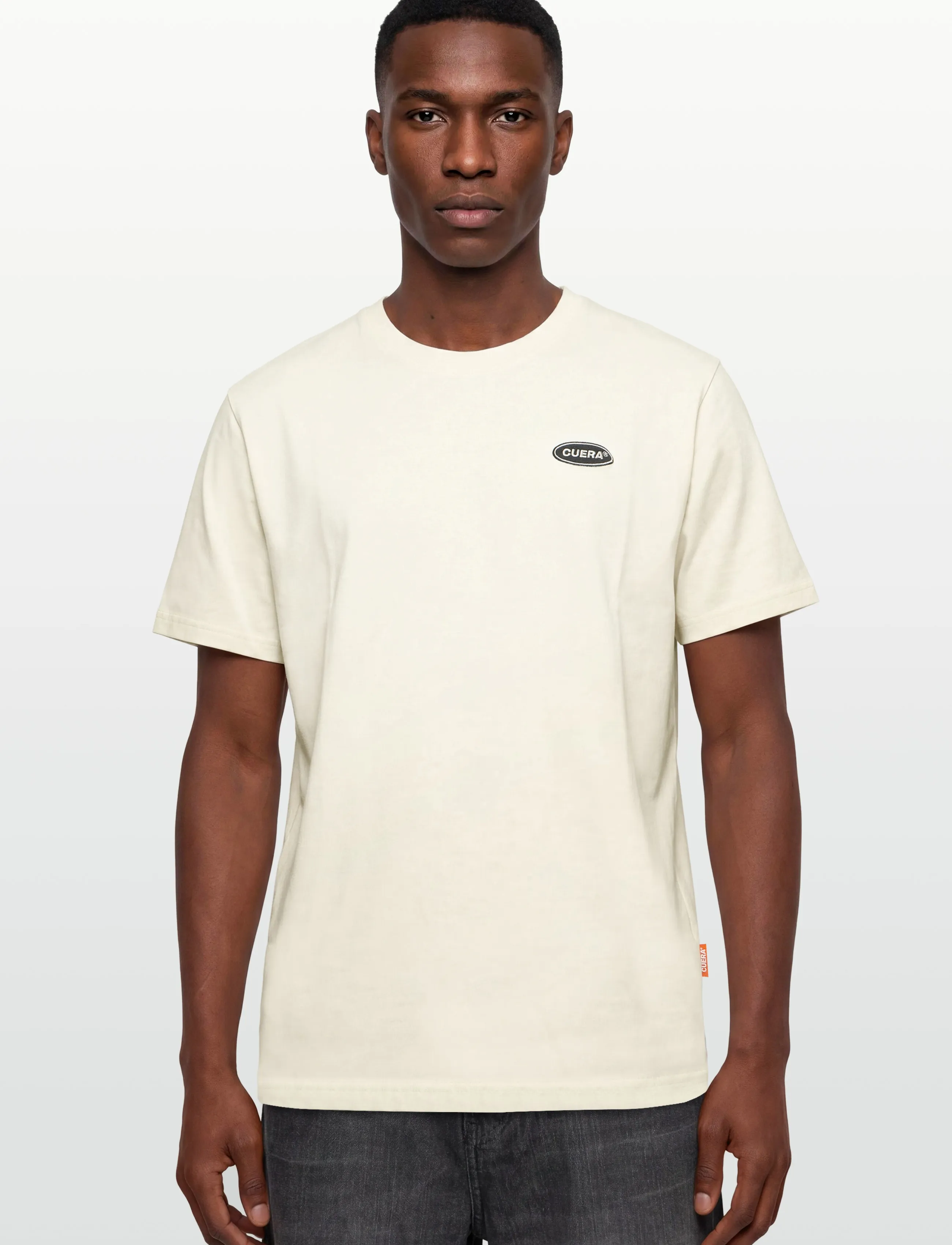 Cuera - Relaxed Oversize Offcourt T-Shirt P - t-shirts - off-white - 3
