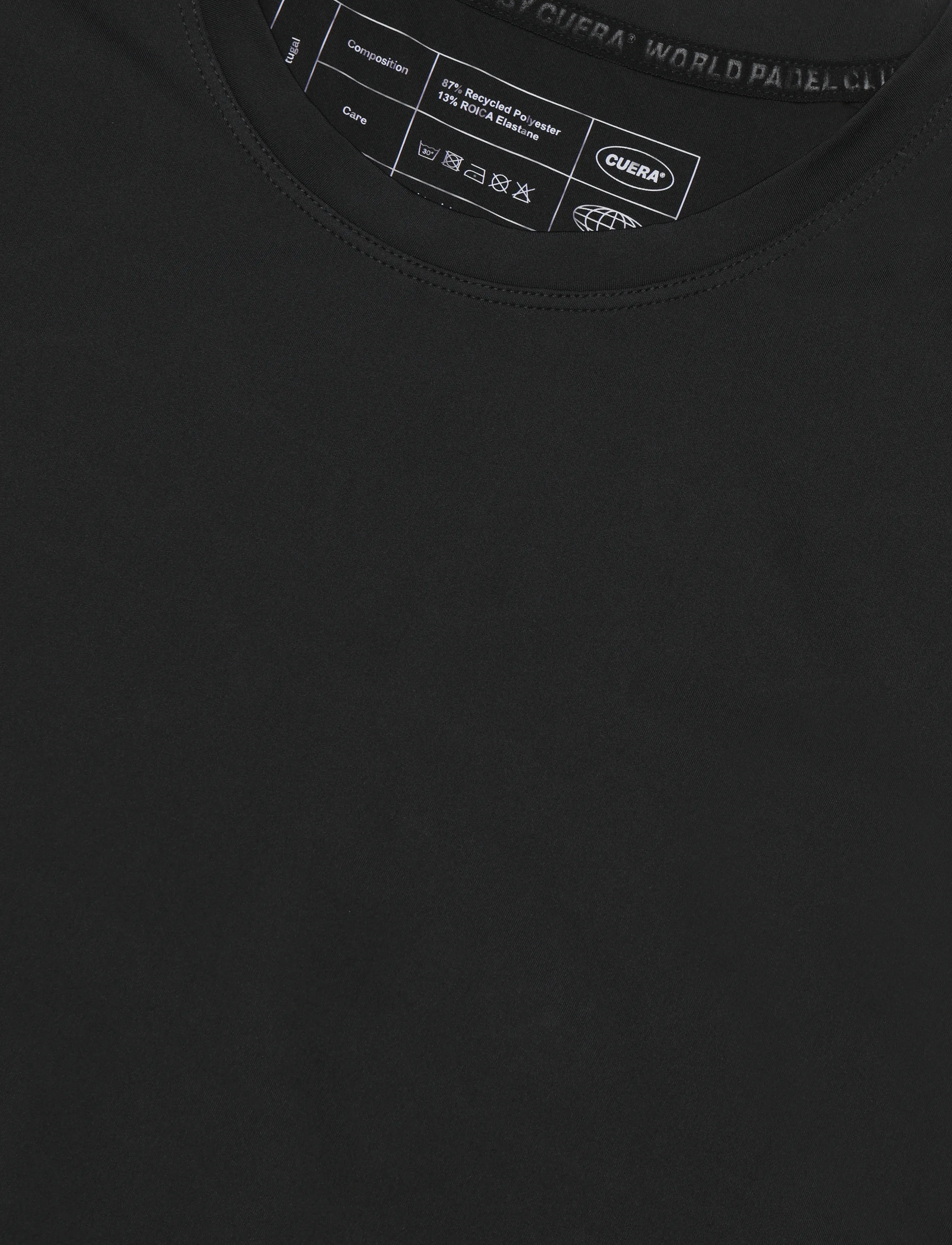 Cuera - Flame Light Weight Slit Top - t-shirts - black - 2