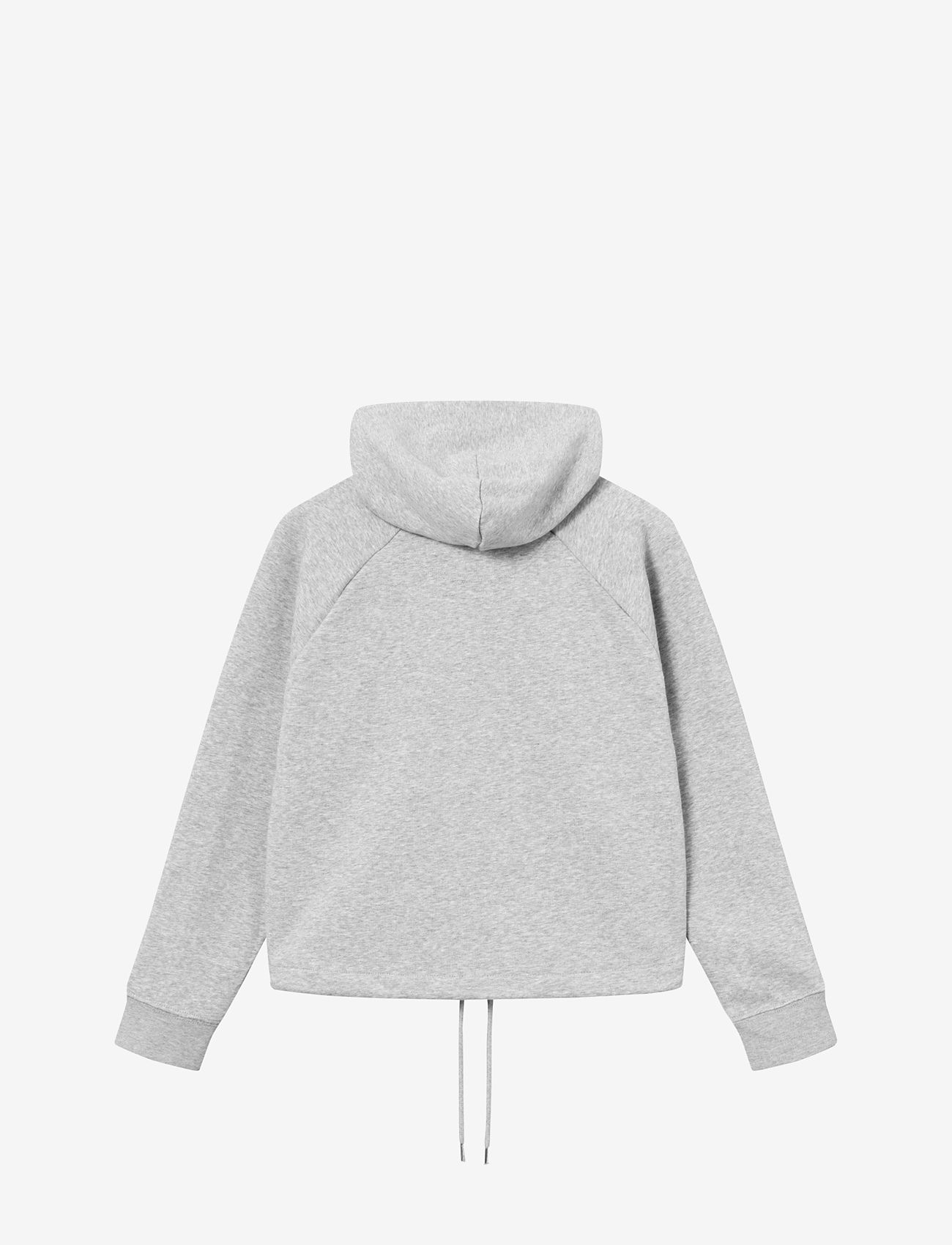 Cuera - Cropped Merch Hoodie - hettupeysur - grey - 2