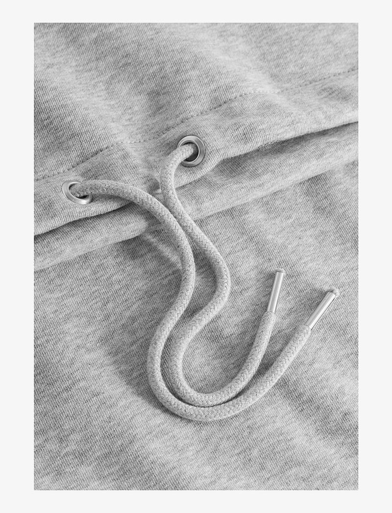 Cuera - Cropped Merch Hoodie - hettupeysur - grey - 4