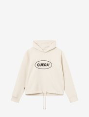 Cropped Merch Hoodie - OFF WHITE