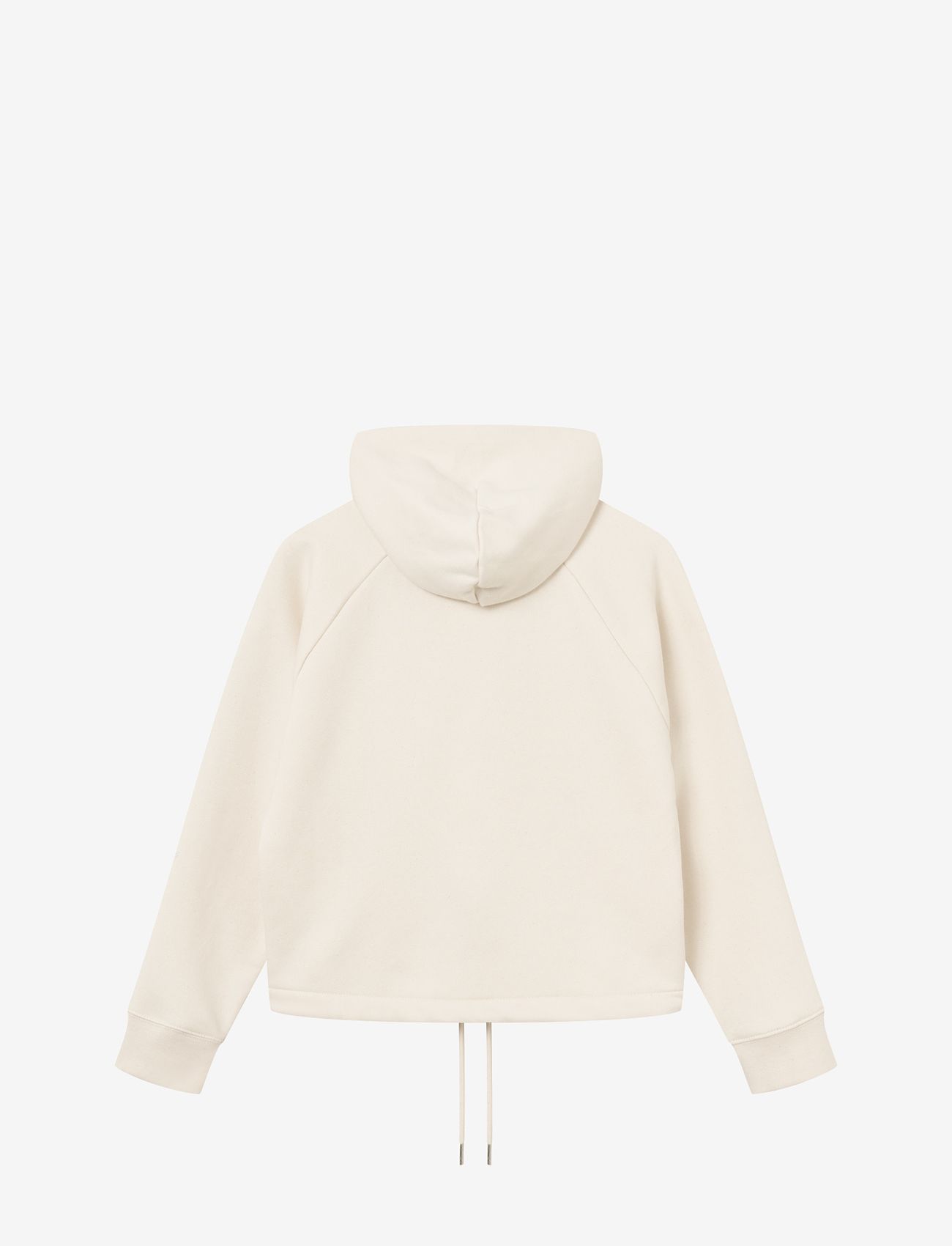 Cuera - Cropped Merch Hoodie - sweatshirts & hættetrøjer - off white - 1