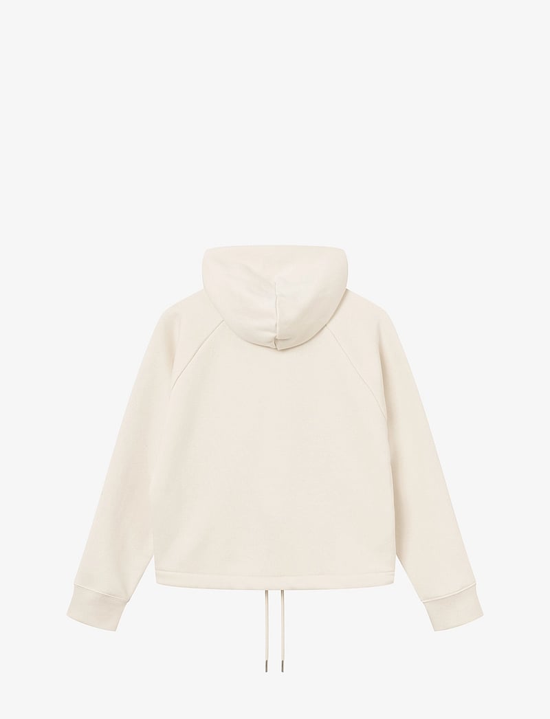 Cuera - Cropped Merch Hoodie - hættetrøjer - off white - 2