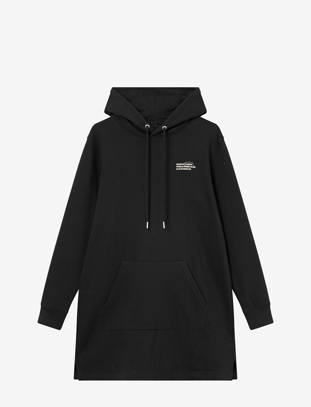 Cuera - Long Offcourt Hoodie - sweatshirts & hoodies - black - 0