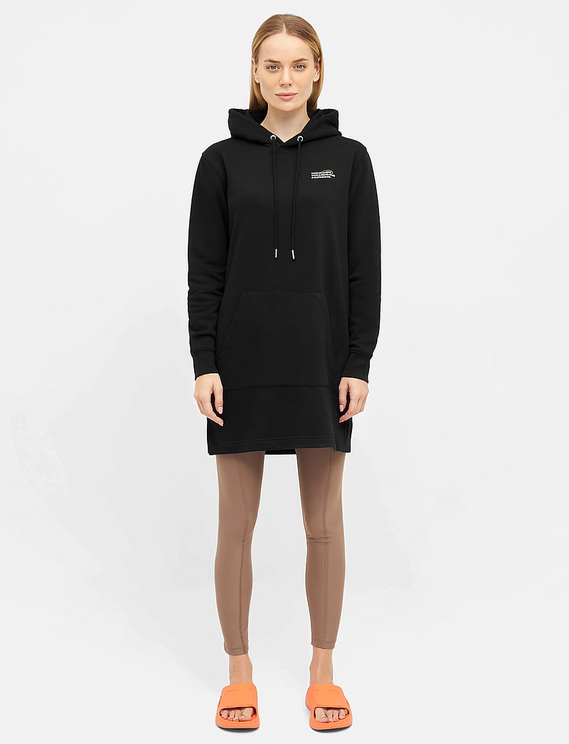 Cuera - Long Offcourt Hoodie - džemperiai su gobtuvu - black - 0