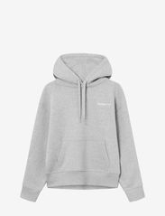 Cuera - Relaxed Heavy Offcourt Hoodie - sweatshirts & hoodies - grey - 0