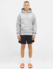 Cuera - Relaxed Heavy Offcourt Hoodie - sweatshirts & hættetrøjer - grey - 5
