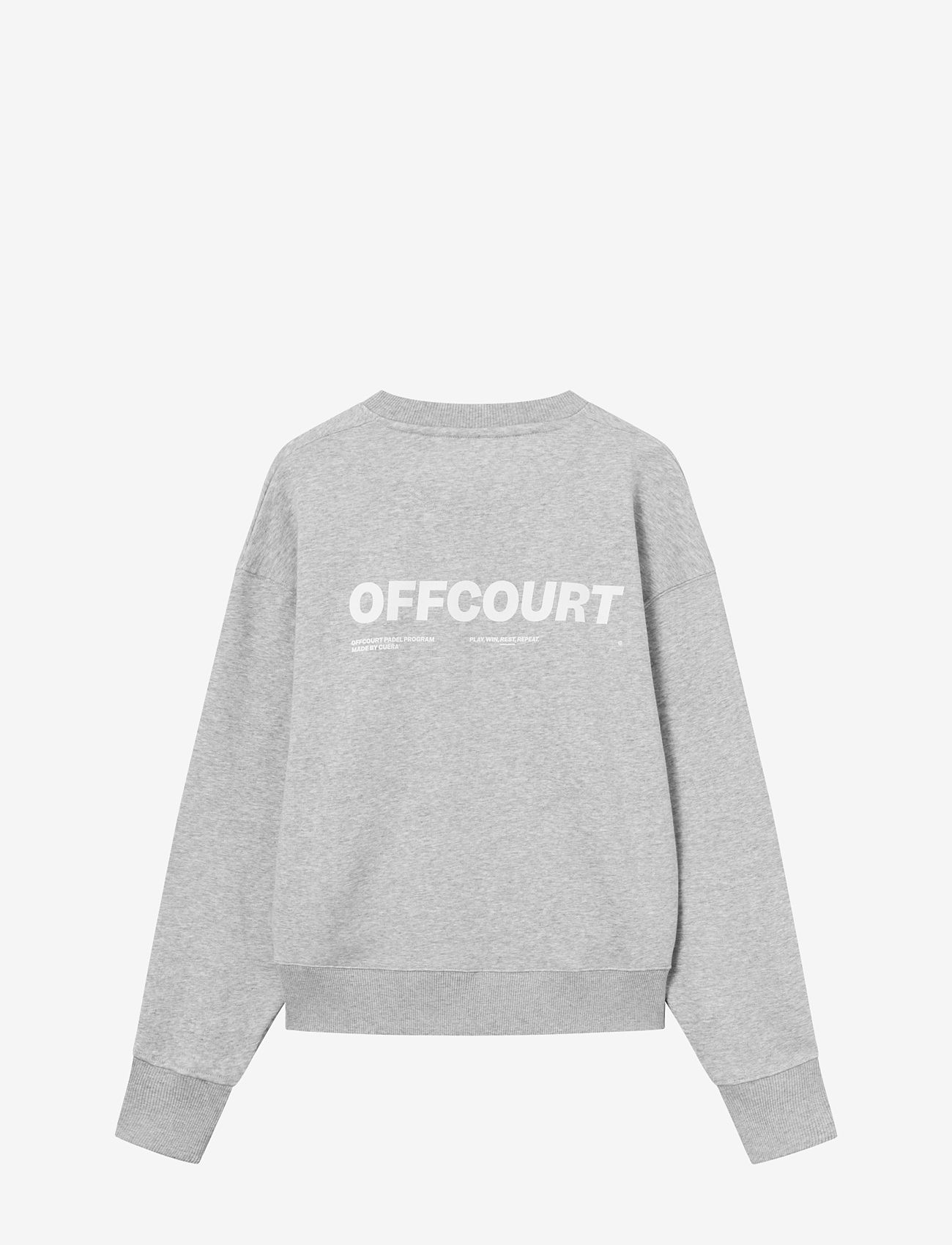 Cuera - Relaxed Offcourt Crew - hoodies - grey - 1