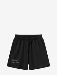 Mens Active Globe Shorts - BLACK