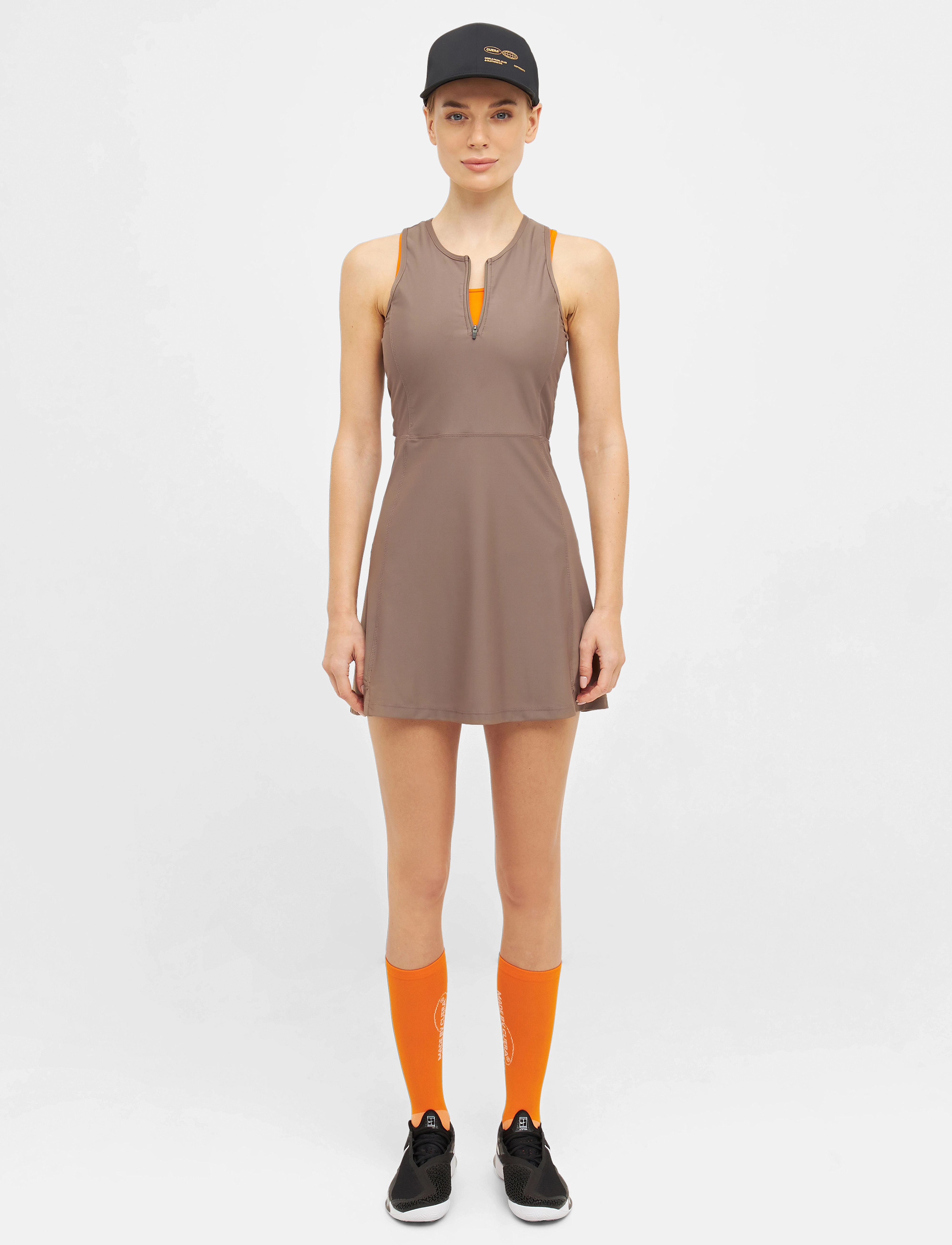 Cuera Oncourt Globe Dress - Kjoler - BROWN / brown