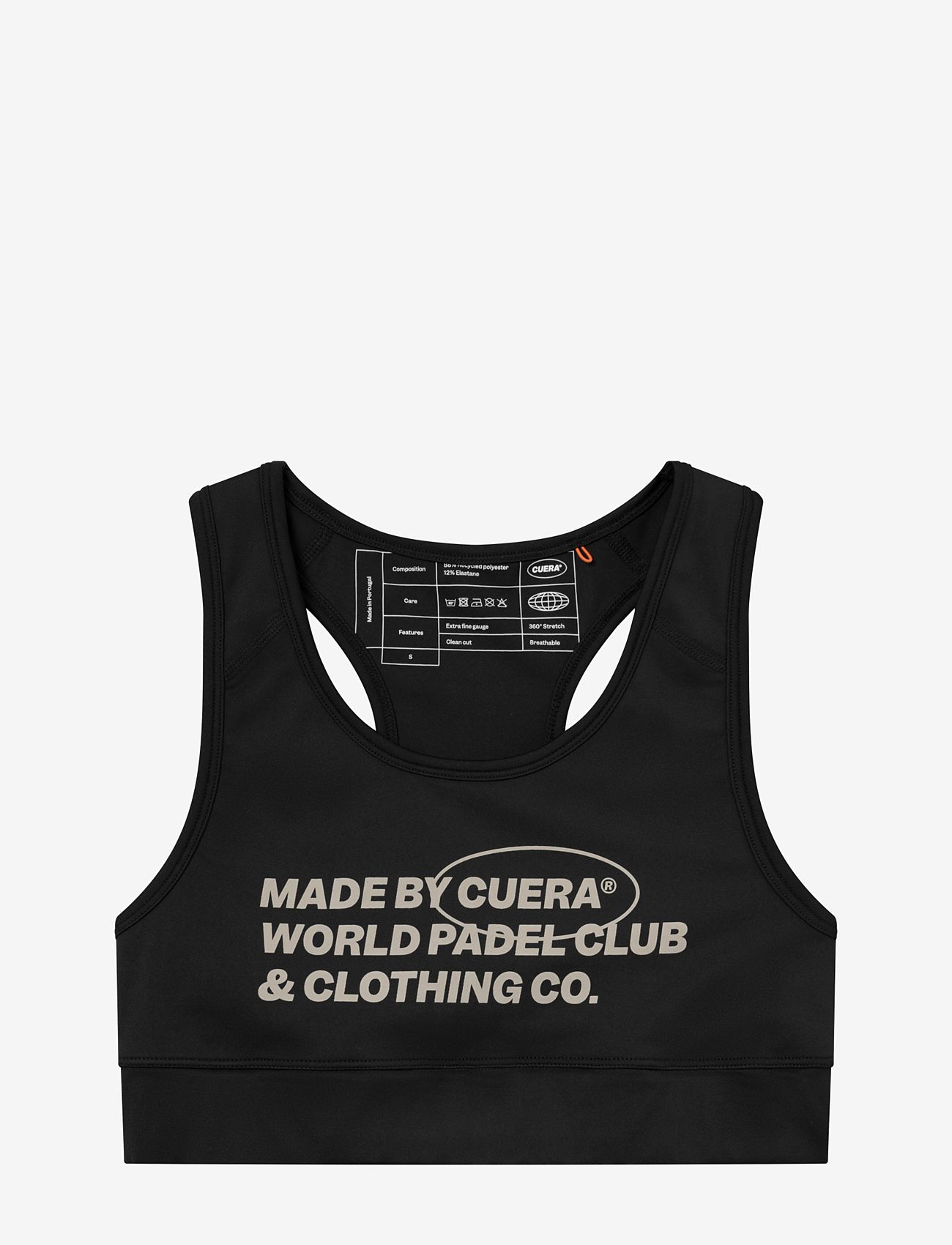 Cuera - Active Made Bra - sportinės liemenėlės - black - 0