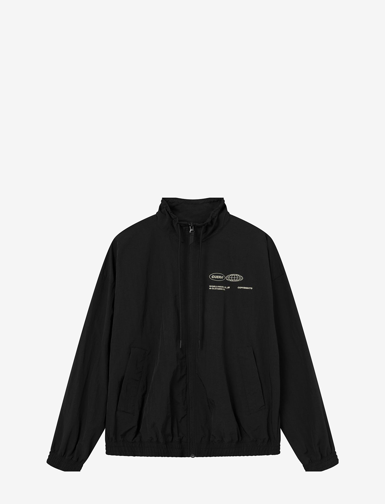 Cuera - Offcourt Globe Track Jacket - džemperi ar kapuci - black - 0