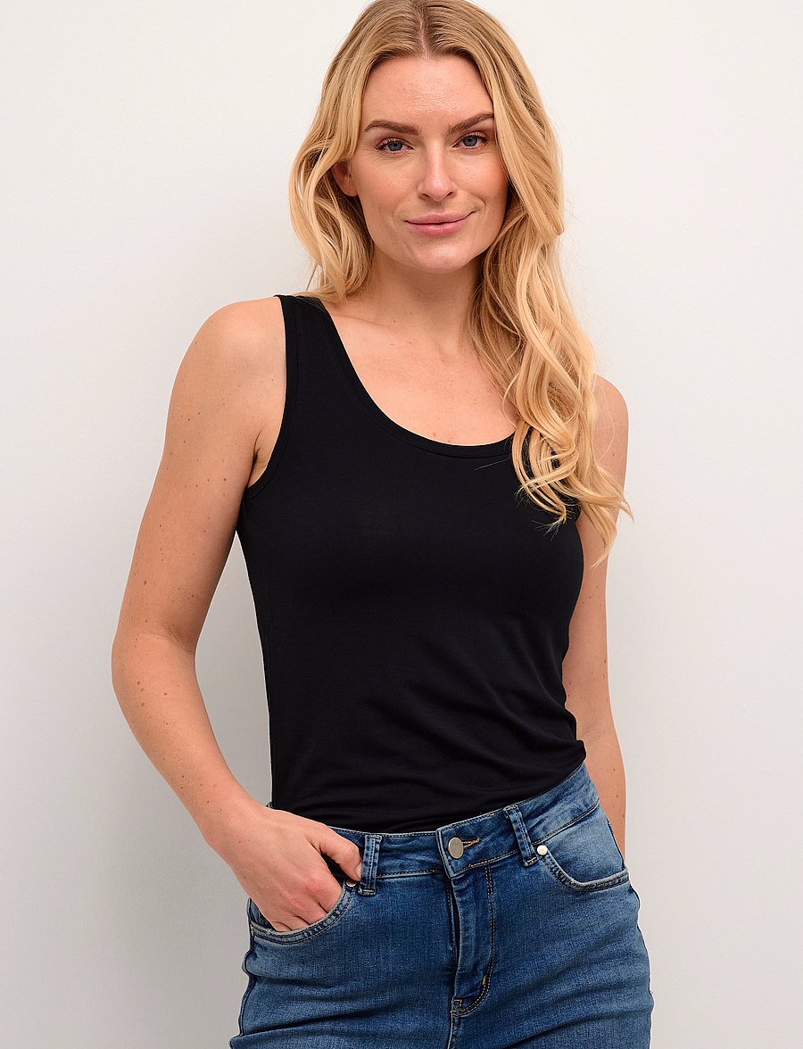 Culture - CUpoppy Tank Top - Ärmellose tops - black - 0