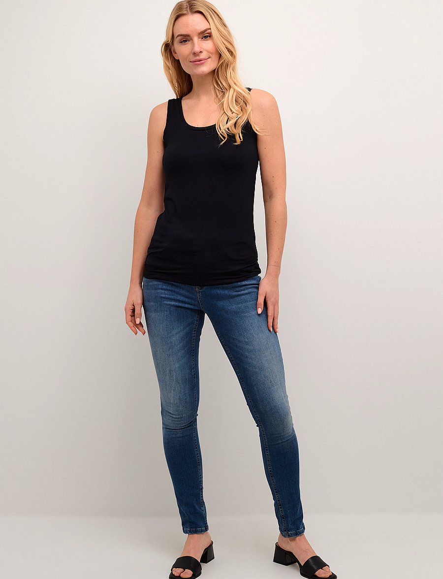 Culture - CUpoppy Tank Top - Ärmellose tops - black - 3