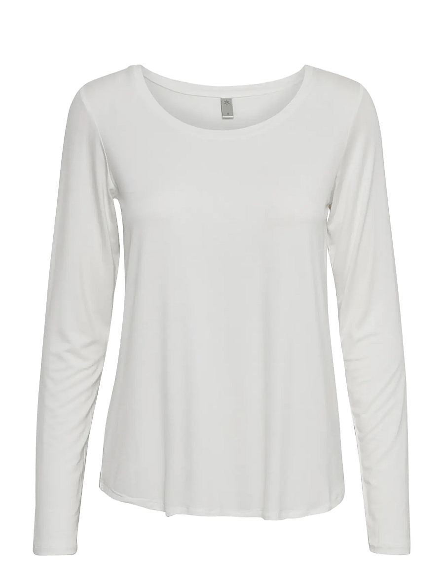 Culture - CUpoppy T-Shirt LS - long-sleeved tops - spring gardenia - 1