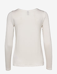 Culture - CUpoppy T-Shirt LS - langärmlige tops - spring gardenia - 1