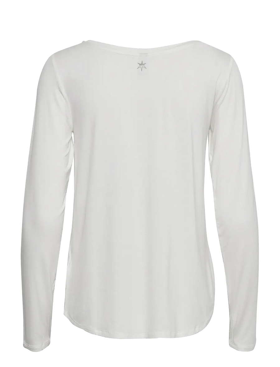 Culture - CUpoppy T-Shirt LS - long-sleeved tops - spring gardenia - 2