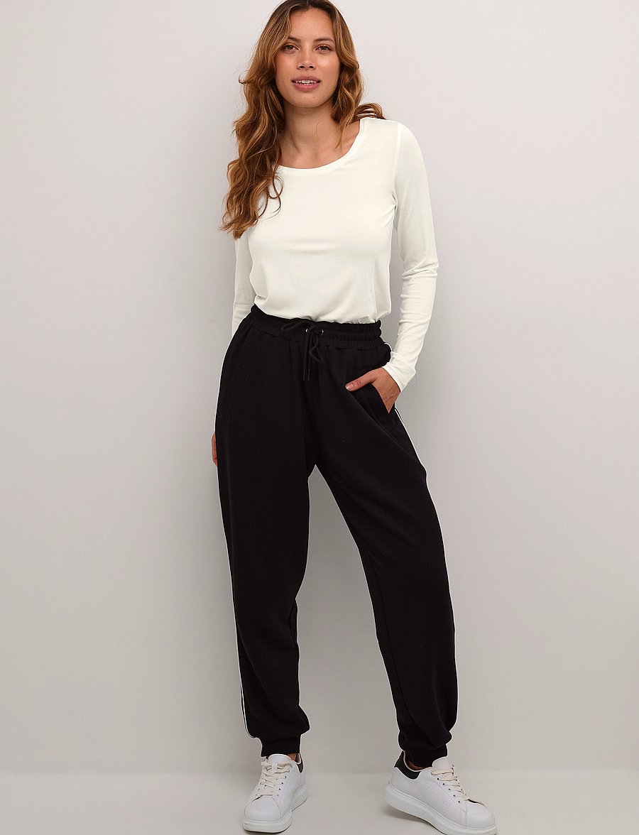 Culture - CUpoppy T-Shirt LS - long-sleeved tops - spring gardenia - 3