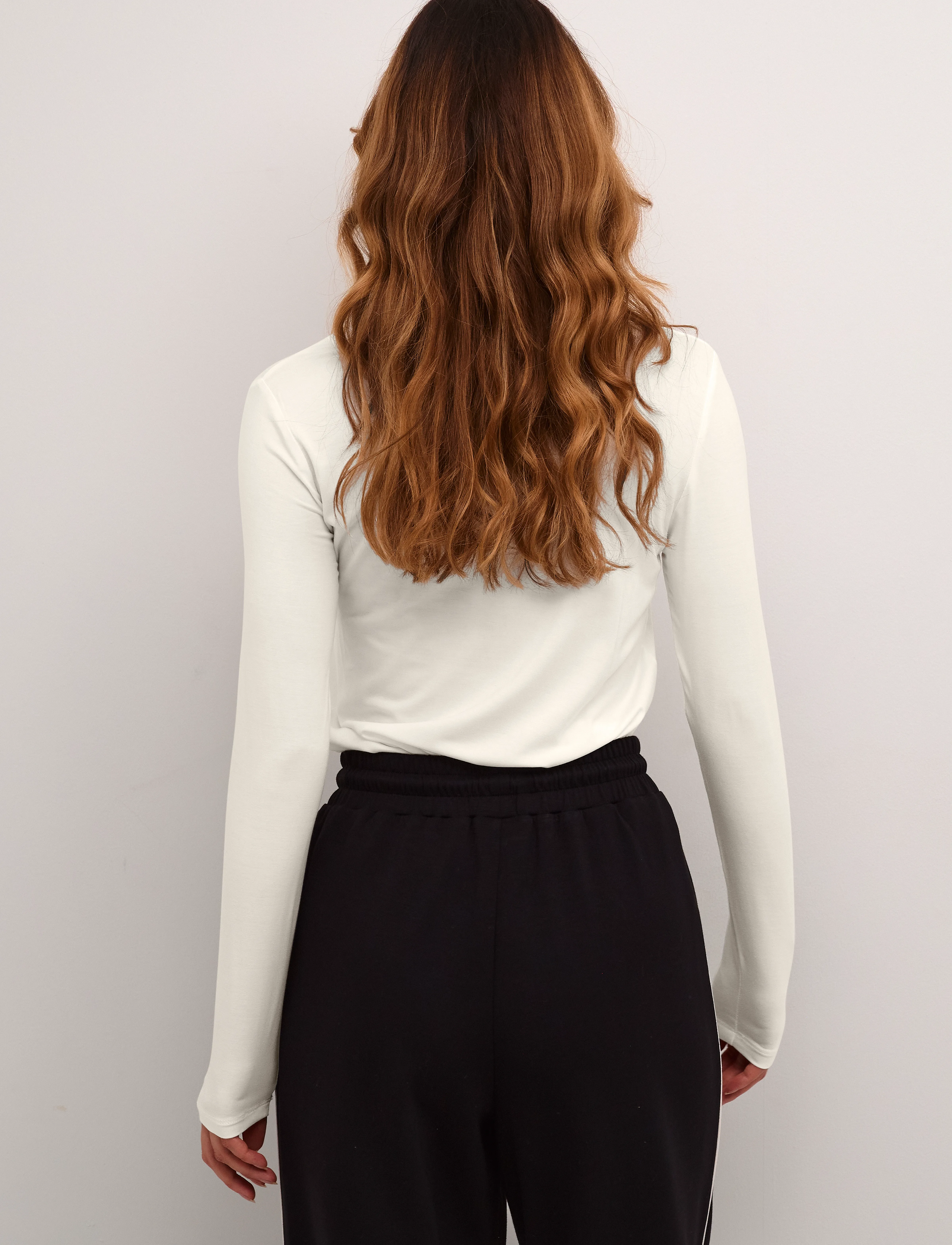 Culture - CUpoppy T-Shirt LS - langærmede toppe - spring gardenia - 4