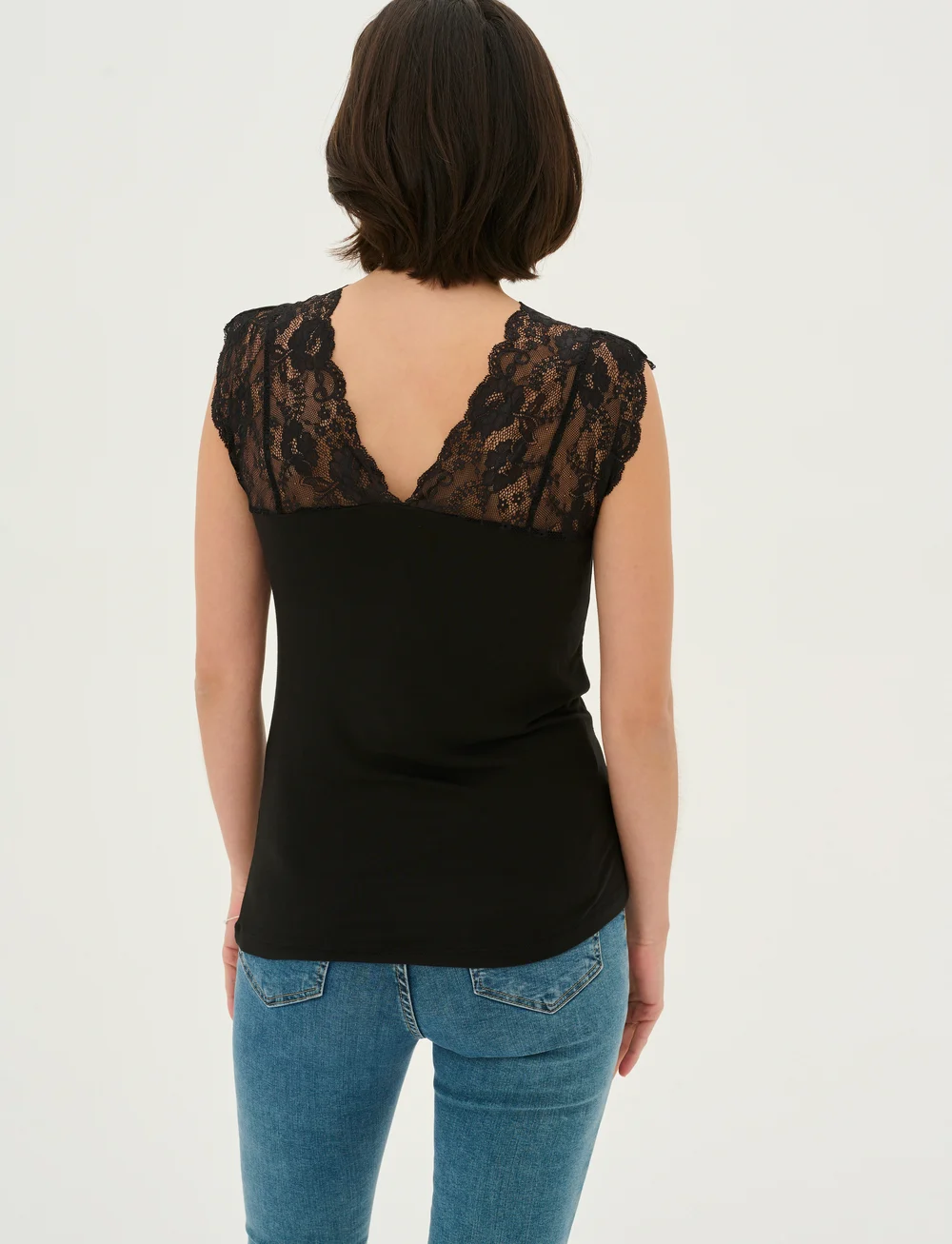Culture - CUpoppy Lace Top - tanktops - black - 4