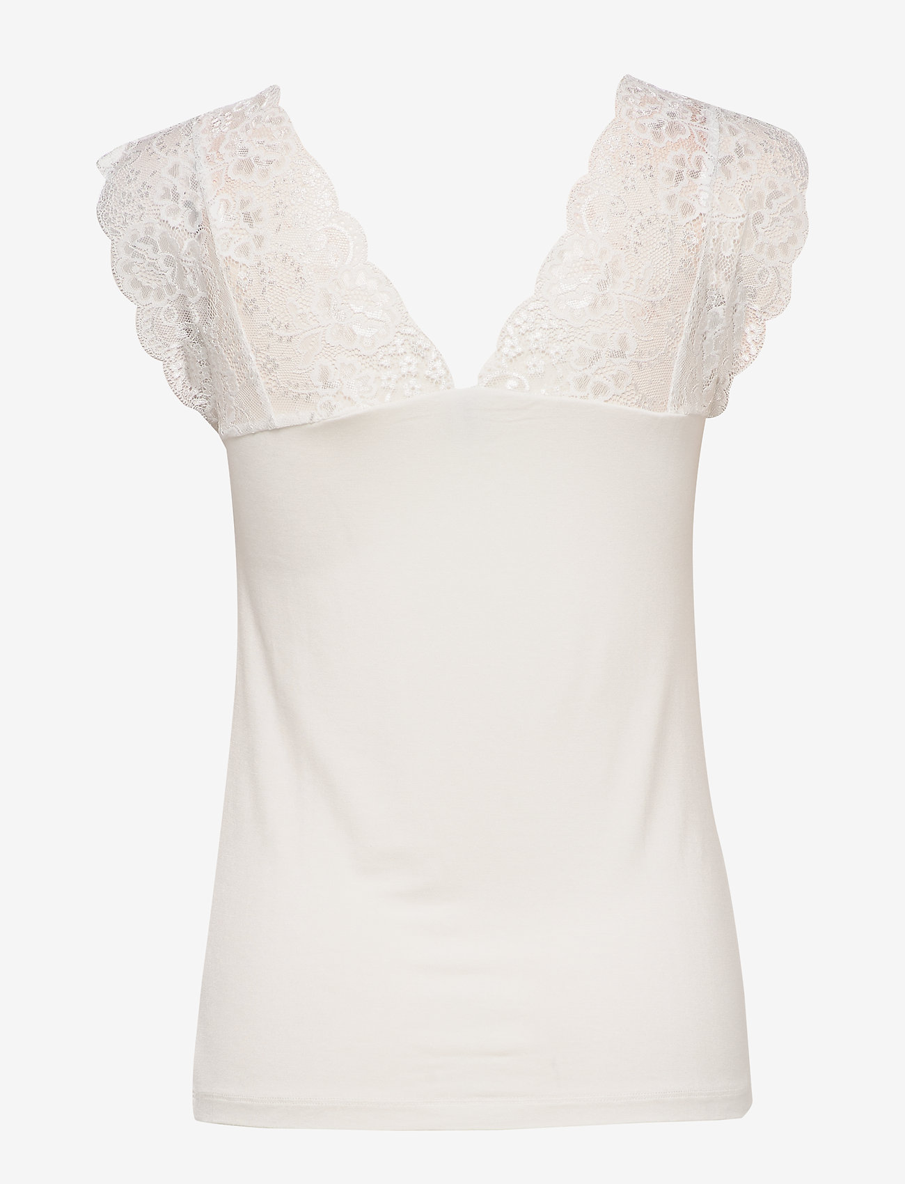 Culture - CUpoppy Lace Top - sleeveless tops - spring gardenia - 1