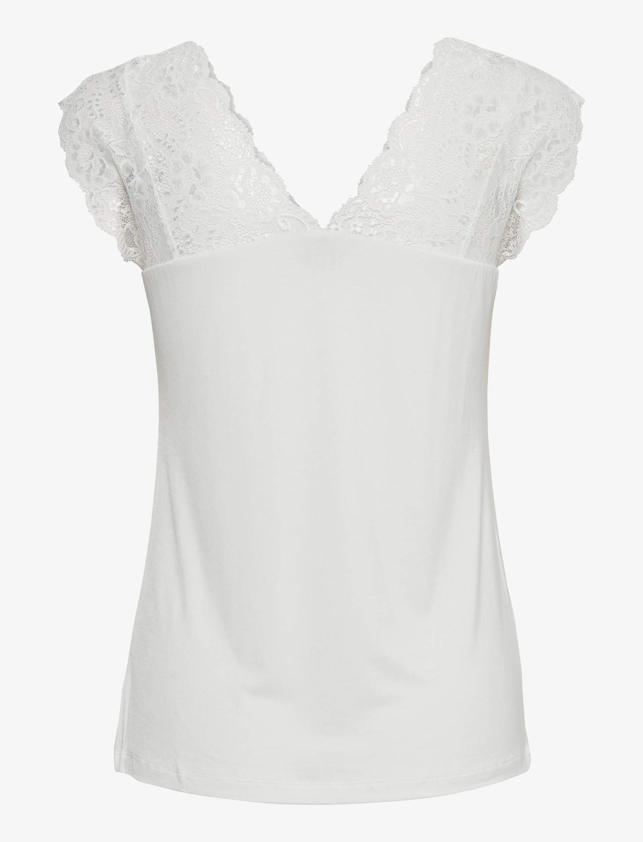 Culture - CUpoppy Lace Top - linnen - spring gardenia - 2