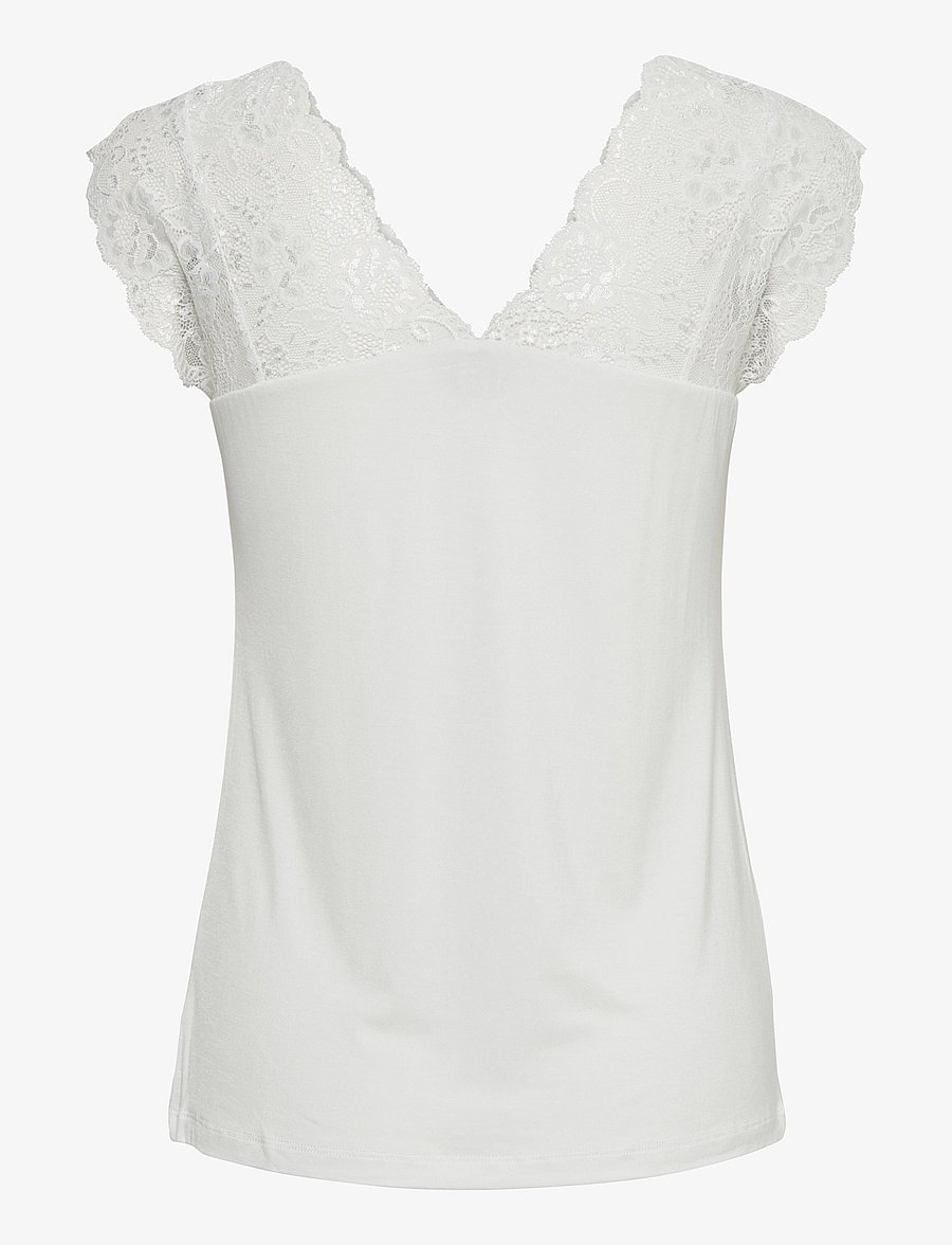 Culture - CUpoppy Lace Top - tanktops - spring gardenia - 2
