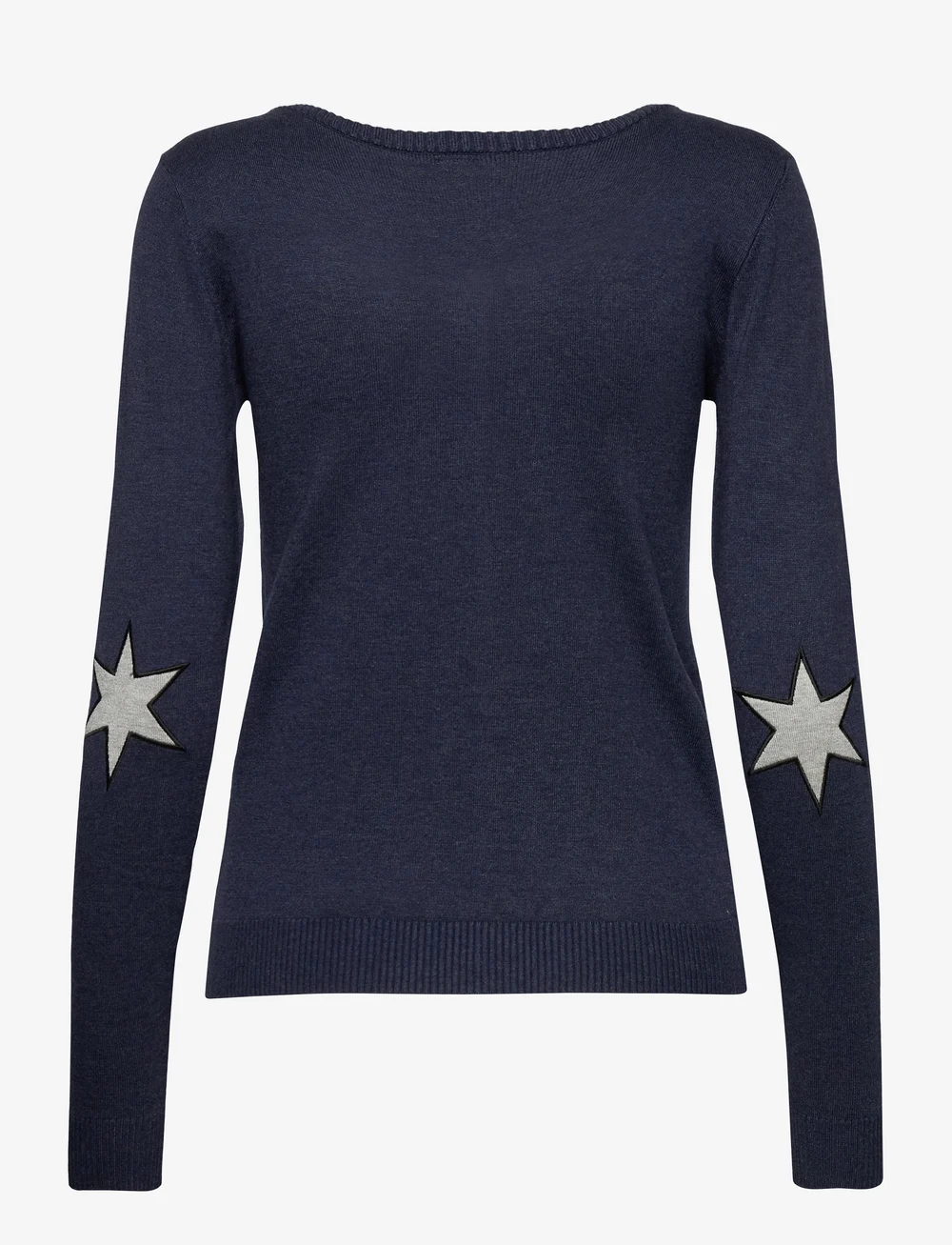 Culture - CUannemarie Cardigan - koftor - blue iris melange - b8989 - 2