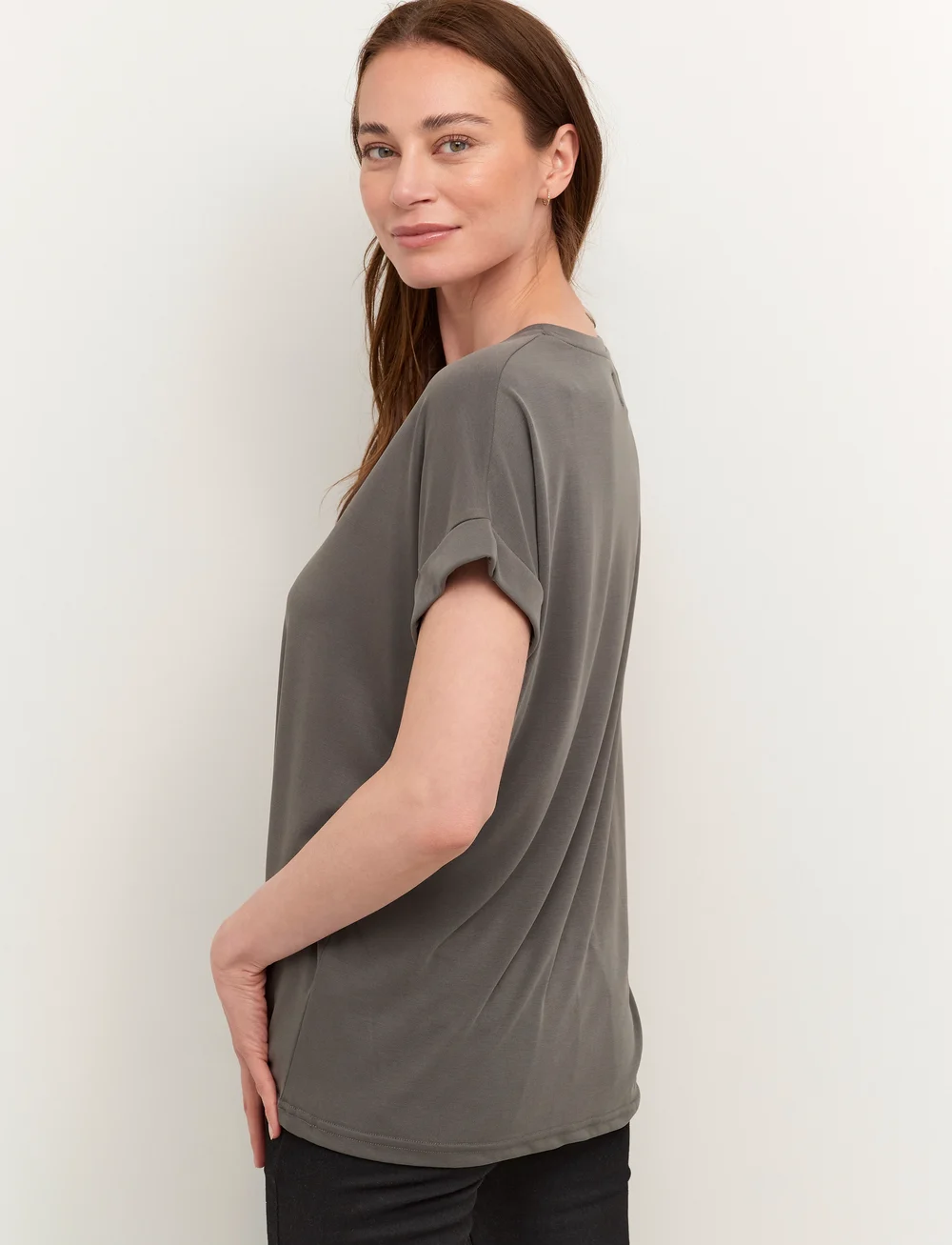 Culture - CUkajsa T-Shirt - t-shirts - blackened pearl - 4