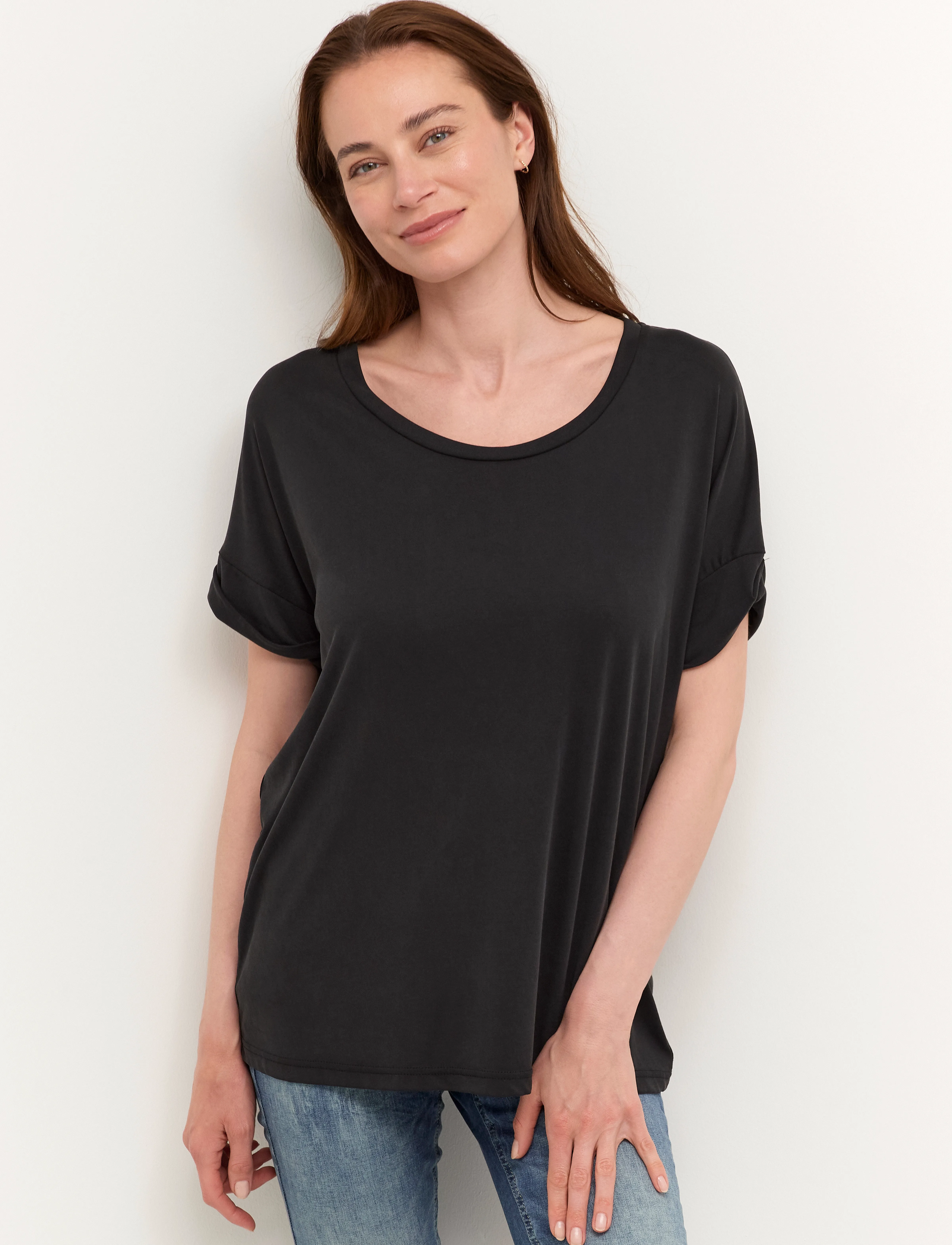 Culture Cukajsa T-Shirt, XXL, Black, T-Shirts & Toppe > Kortærmede, Dame