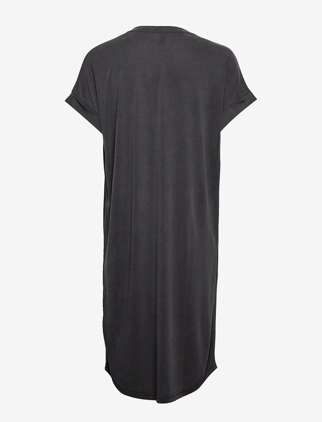 Culture - CUkajsa T-Shirt Dress - midi jurken - black wash - 1