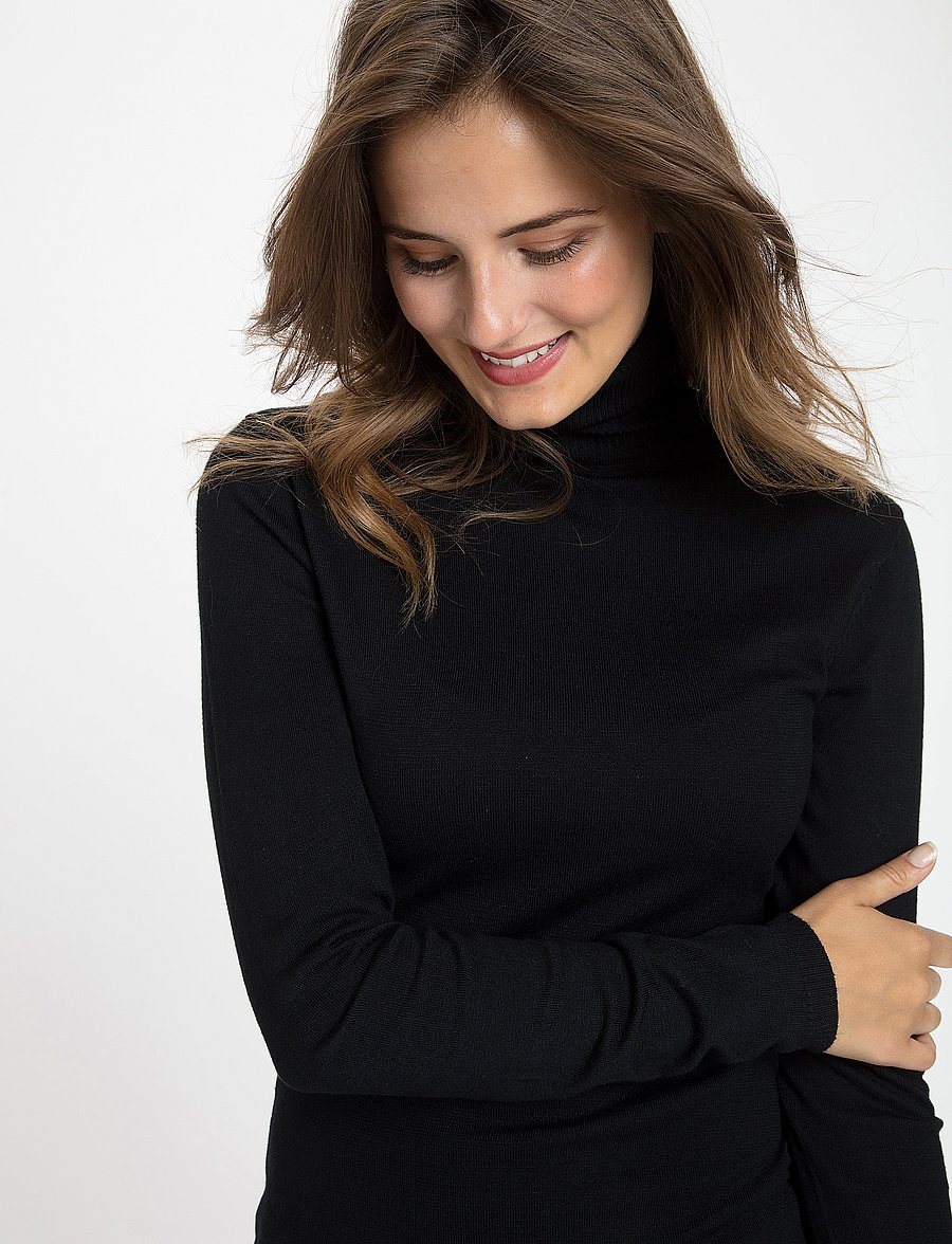 Culture - CUannemarie Rollneck - rollkragenpullover - black - 0