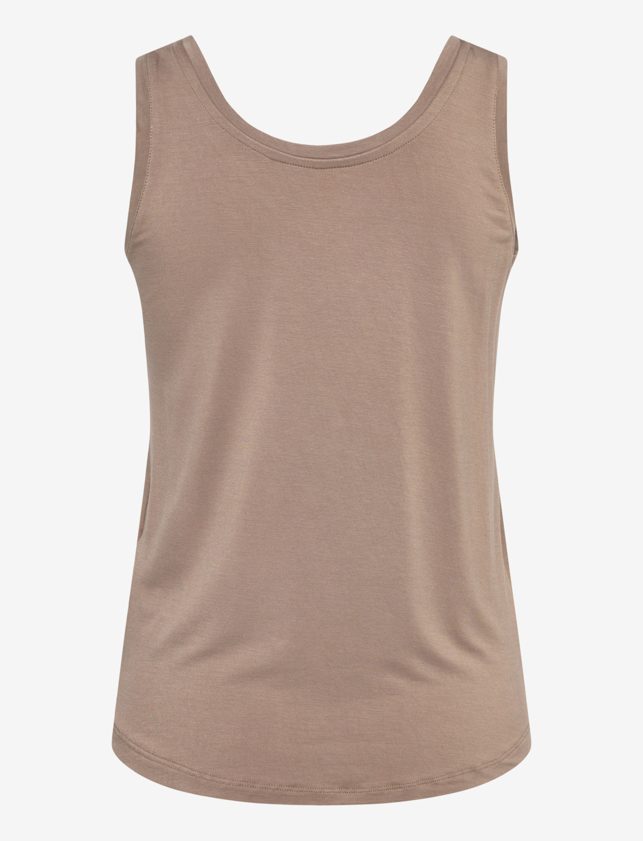 Culture - CUpoppy VO-neck Tank Top. - topid ja varrukateta alussärgid - timber wolf - 1