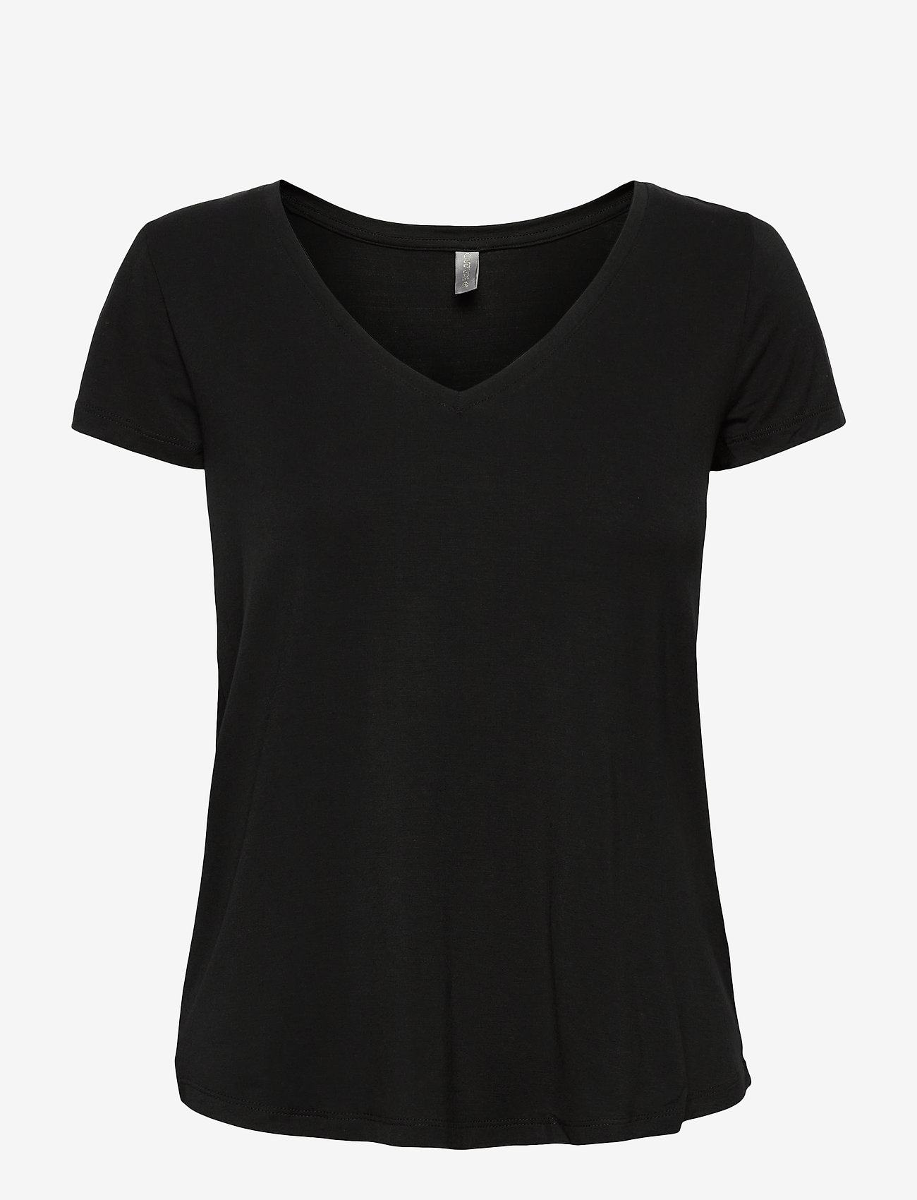 Culture - CUpoppy V-neck T-Shirt - lowest prices - black - 0