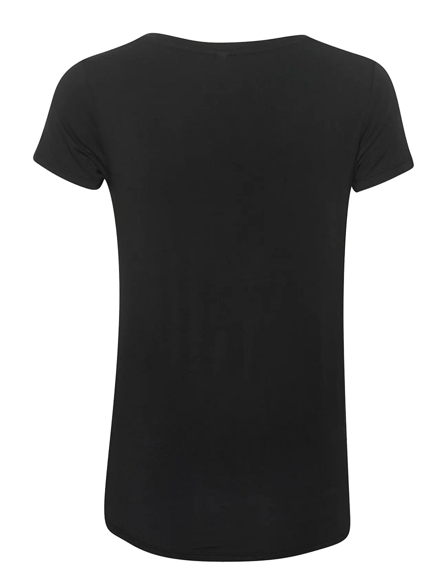 Culture - CUpoppy V-neck T-Shirt - t-shirts - black - 2