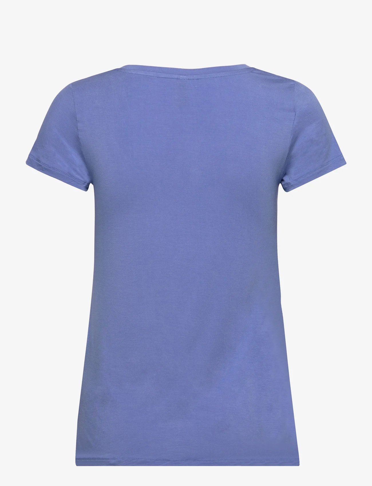 Culture - CUpoppy V-neck T-Shirt - lägsta priserna - blue bonnet - 1